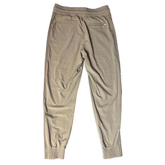 Athleta Brooklyn Textured Jogger in Windowpane Taupe Size 4 - Picture 6 of 11